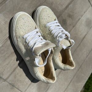 Betsy Johnson Suton Platform Sneaker, worn once. Size 7.5 (run slightly small)